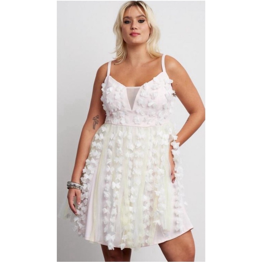 Torrid pink ombre fairy dress costume 2X 18-20 plus size Halloween NWT - Picture 2 of 16